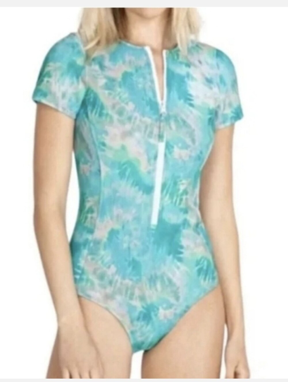 Johnny Was Calme NWT Neoprene Aqua Keys One Piece Swim Wetsuit